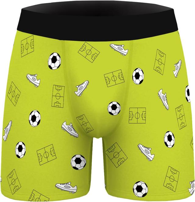 Product image of Aueyan Mens Teens Boy Underwear Funny Boxers Unique Boxer Briefs Short Leg