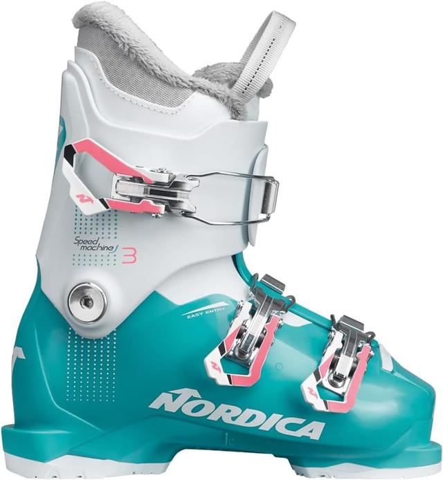 Product image of Nordica Junior Speedmachine J3 Ski Boots with Weight Adjuster, Durable Comfortable Warm Downhill Ski Boots for Children