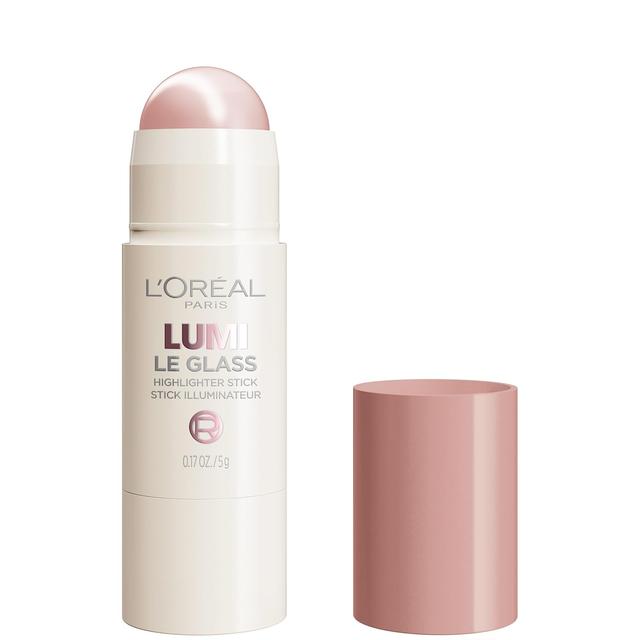 Product image of L'Oreal Paris True Match Lumi Le Glass Highlighter Stick, Reflective, Translucent, Glassy Highlighter for Face and Body, 620 Pink Ballet, 0.25 Oz