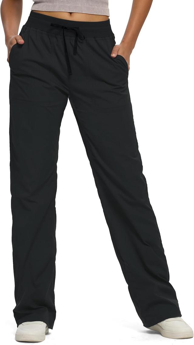 Product image of SEVEGO Women's 30"/32"/34"/36" Tall Inseam Lightweight Dance Studio Pants Ruched Workout Athletic Casual Pants