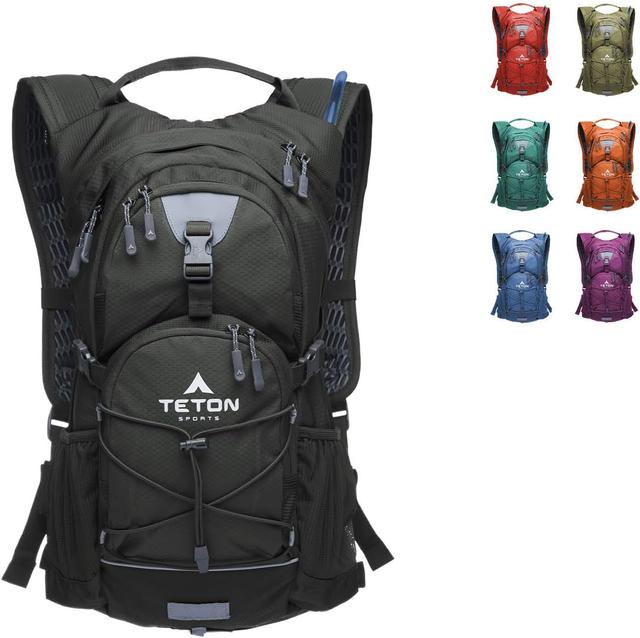 Product image of Teton Oasis Hydration Backpack – Lightweight Water Pack with Bladder for Hiking, Running, Cycling, Biking – 18L/22L Sizes – Sewn-in Rain Cover – Fits Men and Women