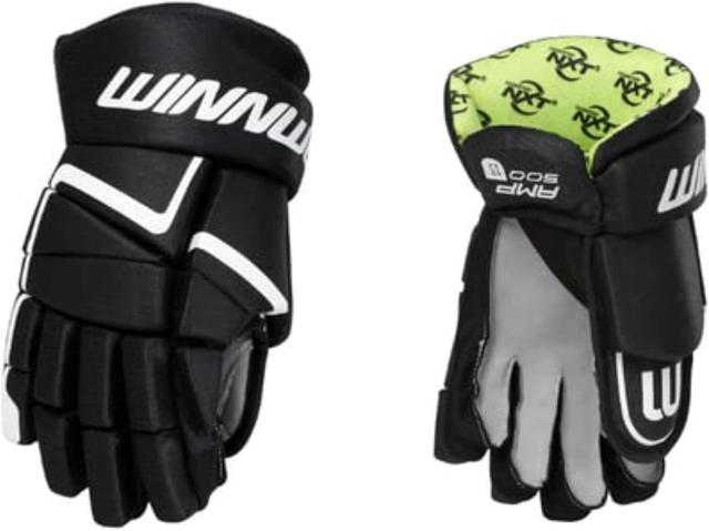 Product image of Winnwell AMP500 Ice Hockey Gloves - Durable & Lightweight Protective Equipment for Hockey Players for Youth, Junior & Senior