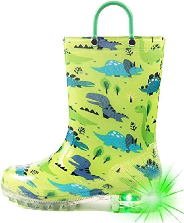 Product image of HugRain Light Up Rain Boots for Little Kids