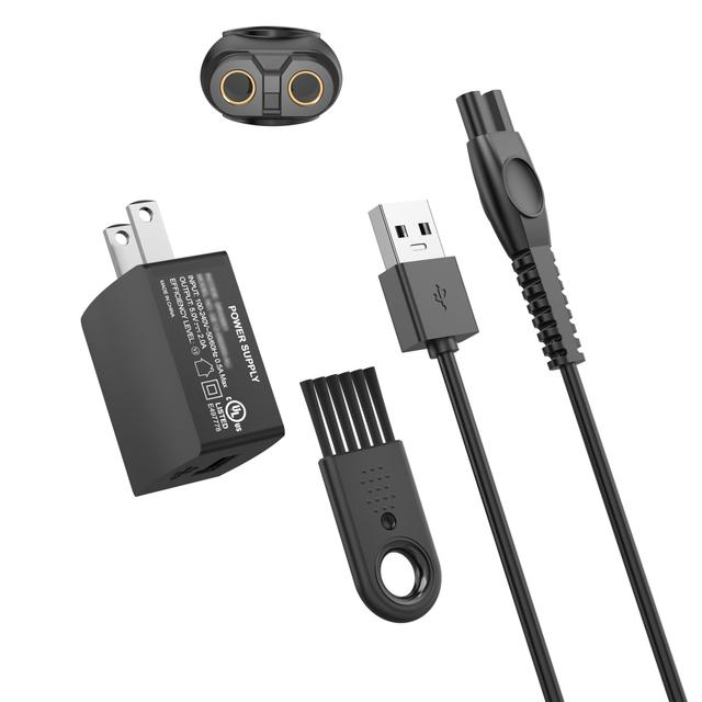 Product image of 5V Fast Charger Fit for Philips Norelco One Blade 360 Newer Model QP2724 QP2834, MG7910 MG5910 MG9510, 2000 Series X3001 S3341 S5880 S3243 S7887 X3052 Phillips OneBlade Trimmer Electric Shaver Razor
