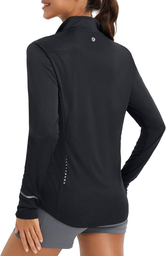 Product image of baleaf Women's Lightweight Running Jacket Sun Protection Athletic Full Zip Long Sleeve Shirts UPF 50+ Pockets Cycling