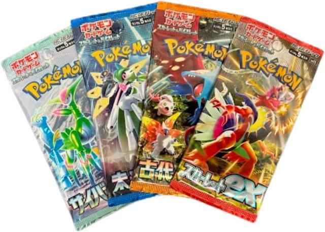 Product image of Random Pokemon Japanese Booster Pack Lot of 4