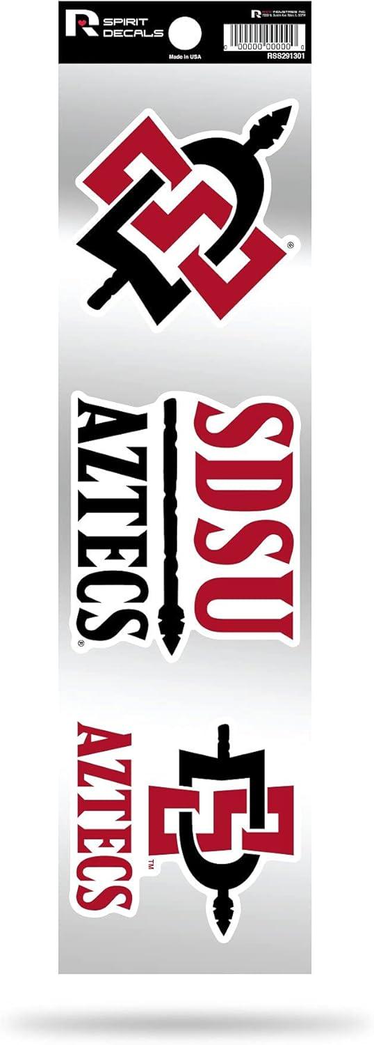 Product image of Rico Industries NCAA 3-Piece Retro Spirit Decals Retro Decal Set