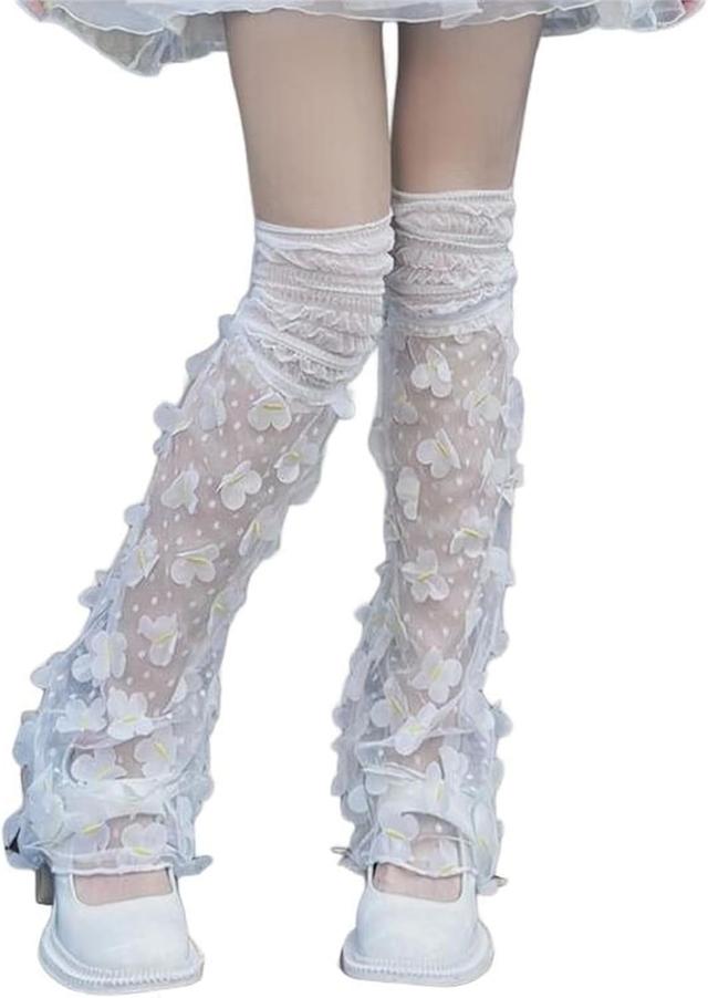 Product image of Sup-Coente Cute Leg Warmers for Women Y2k Alt Scene Goth Fashionable