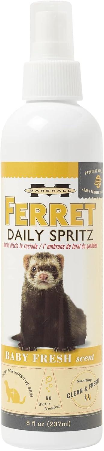Product image of Marshall Pet Products Natural Aloe Vera Daily Spritz Nourishing Leave-in Grooming Spray, Soothes, Moisturizes, and Protects, for Ferrets and Small Animals, 8 oz