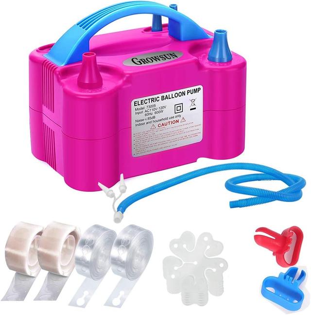 Product image of Growsun Balloon Pump Electric 110V 600W Balloon Garland Arch Kit Air Blower Inflator for Party Balloons Decoration Baby Shower Tape Strip Include