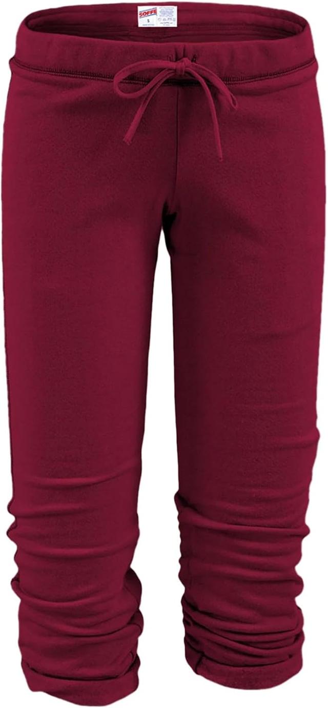 Product image of Soffe Women's Fashion Juniors Football Capri (US, Alpha, Large, Regular, Regular, Cardinal)