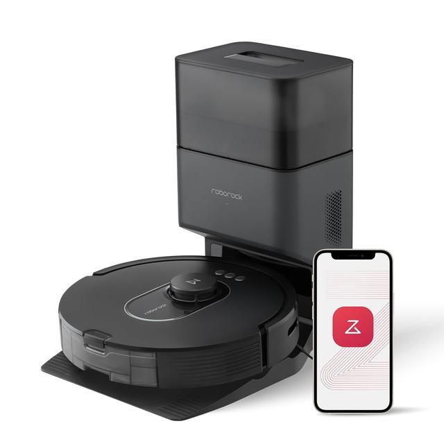 Product image of roborock Q5 Max+ Robot Vacuum with Self-Empty Dock, Upgraded from Q5+, 5500 Pa Suction, DuoRoller Brush, Hands-Free Cleaning for up to 7 Weeks, PreciSense LiDAR Navigation, App & Voice Control
