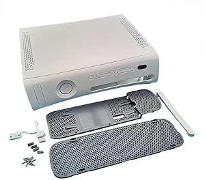 Product image of Top Upper & Bottom Cover Full Housing Shell Case Cover for Xbox 360 Console Replacement (White)