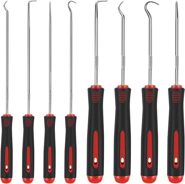 Product image of 8 Piece Automotive Tool, Pick Set, Precision Oil Seal Pick Tool, Mechanical Device Pick for Lock Pick Set, Lock Keys, Pick to Remove Hoses and Gaskets, Pick, Seal Puller