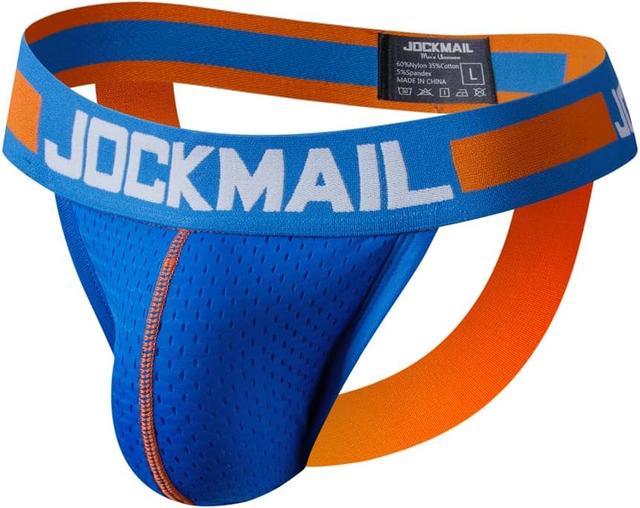 Product image of JOCKMAIL Mens Jockstrap Underwear Wide Belt Athletic Supporter Mens Thongs Sport Underwear Jock Strap