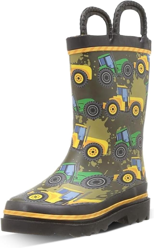 Product image of Western Chief Rain Boots with Pull on Handles for Toddlers and Kids - Premium Waterproof Boots for Boys and Girls
