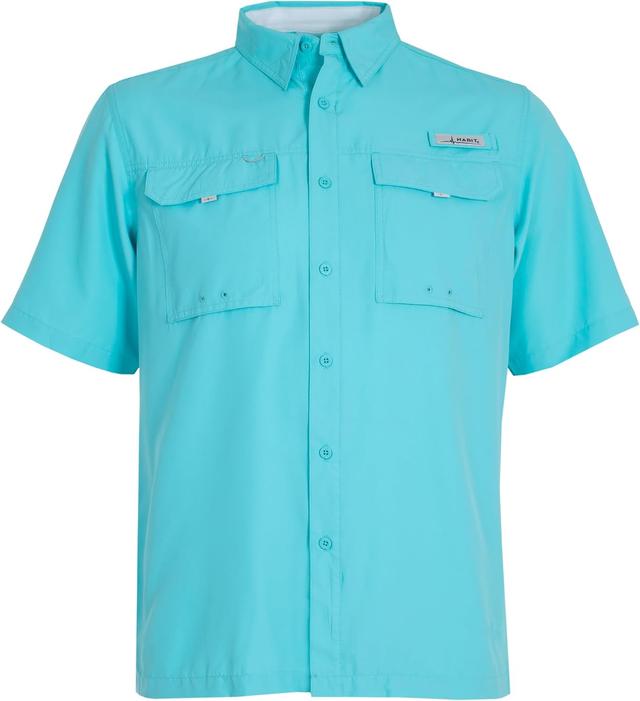 Product image of HABIT Men’s Fourche Mountain Short Sleeve River Guide Fishing Shirt - UPF 40+ UV Protection