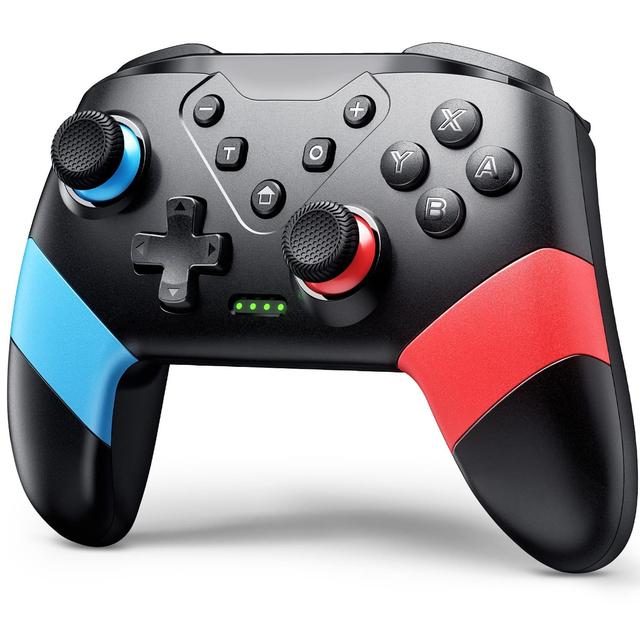 Product image of VOYEE Switch Controllers Compatible with Switch/Lite/OLED, Programming Wireless Pro Controller with Motion Control, Vibration, Wake-up, Turbo, Screenshot