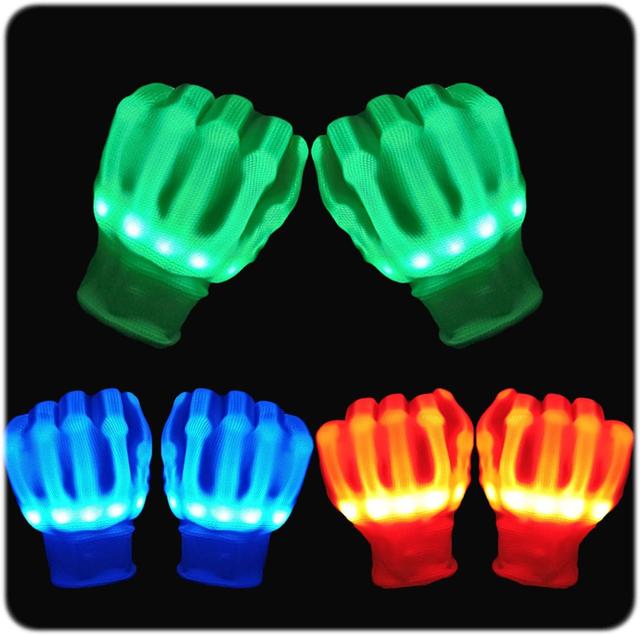 Product image of LED Gloves for Boys & Girls, Ages 8-13 - Coolest Kids Gifts, Light Up Fun Toys