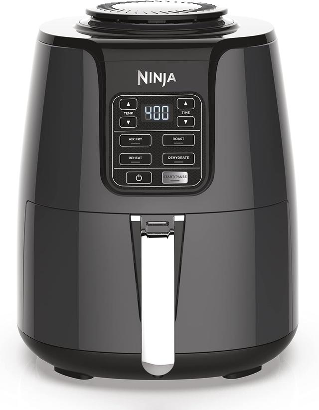 Product image of Ninja Air Fryer, Roast, Bake, Air Fry, Roast, Broil, Reheats, & Dehydrates, 4-in-1, Fries, Frozen Food, Veggies, and Juicy Meat, Less Oil, Easy Meals, Healthy Meals, Compact, 4 QT, Grey, AF101