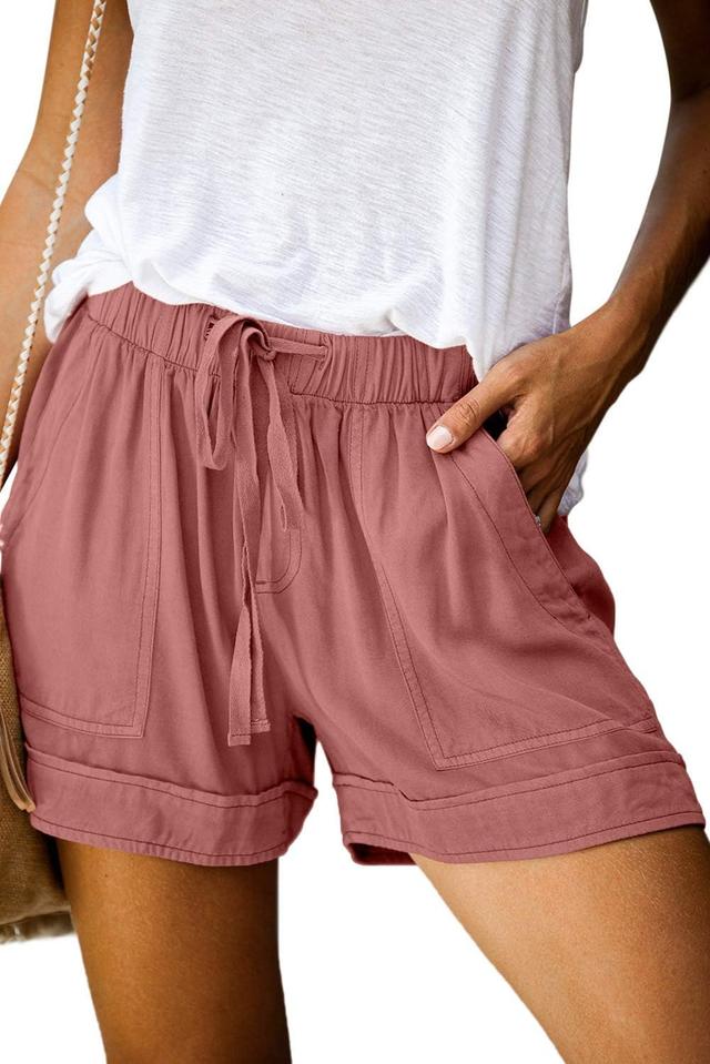 Product image of KISSMODA Womens Summer Shorts Leopard/Camo/Solid/Floral Print Elastic Waist Pocketed Casual Pants