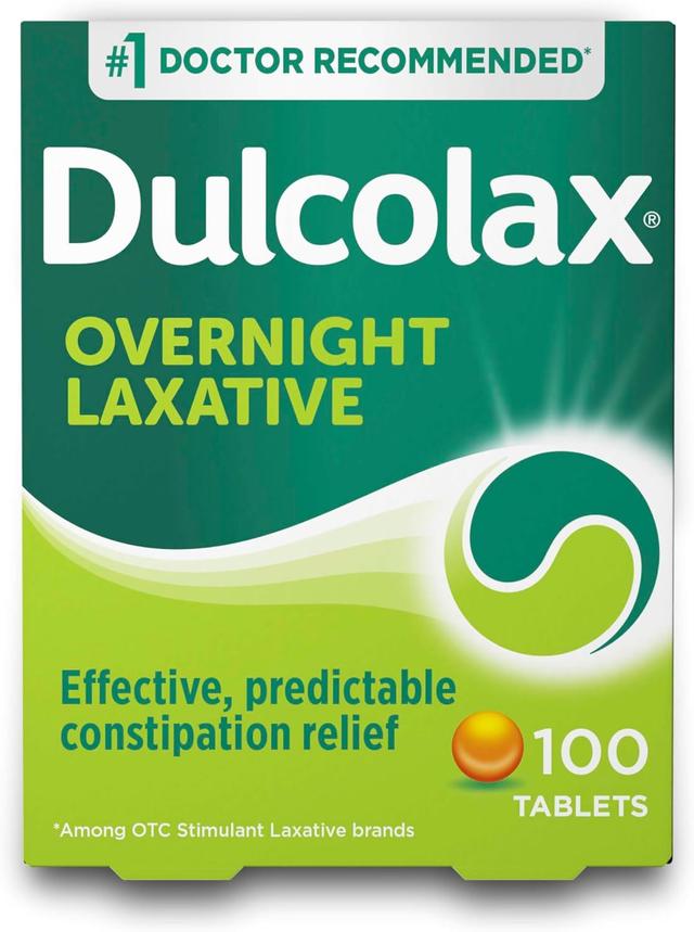 Product image of Dulcolax Stimulant Laxative Tablets, Predictable & Effective Constipation Relief, Relieves Straining & Bloating, Bisacodyl 5 mg, 100 Count