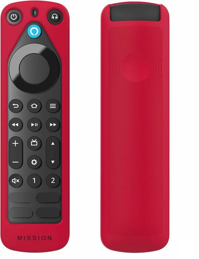 Product image of Made for Amazon Remote Cover Case, for Alexa Voice Remote Pro (2022 Release) | Red