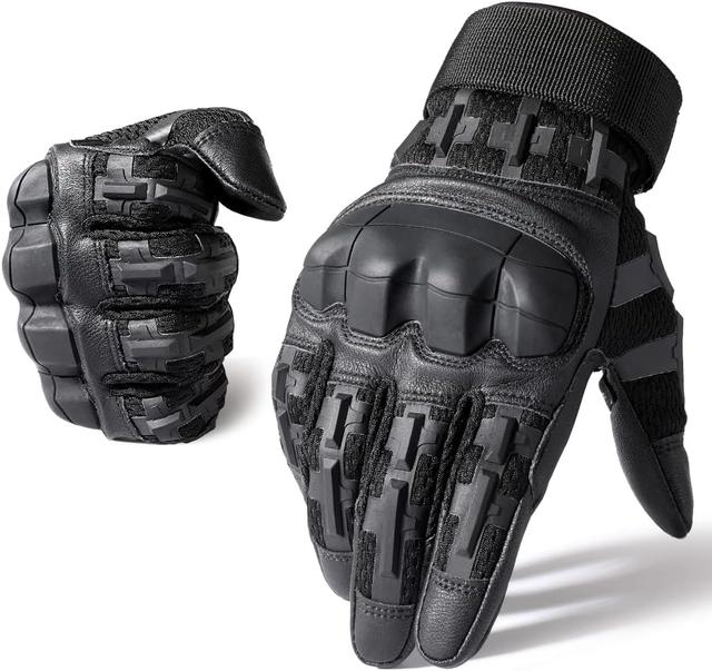 Product image of WTACTFUL Rubber Guard Tactical Gloves for Men Touchscreen Airsoft Motorcycle Hunting Outdoor