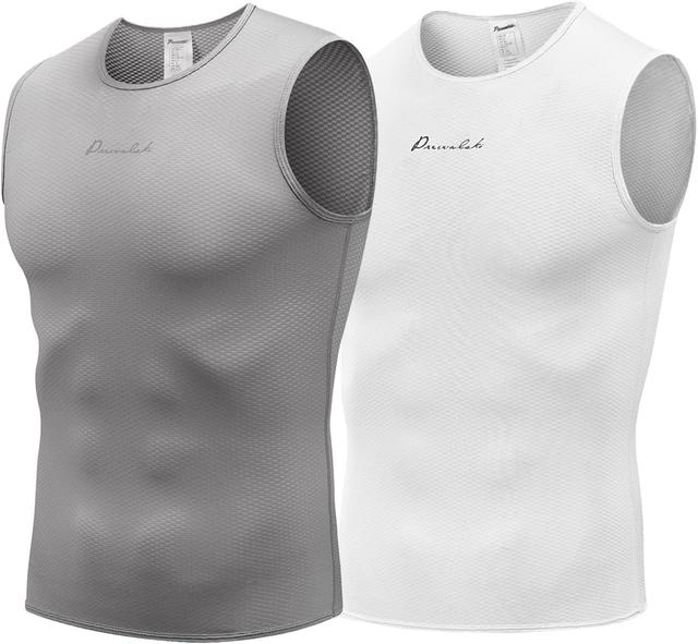 Product image of Przewalski Men’s Sleeveless Cycling Undershirt Quick Dry Bike Base Layer Vests Breathable Bicycle Jerseys Biking Tank Tops