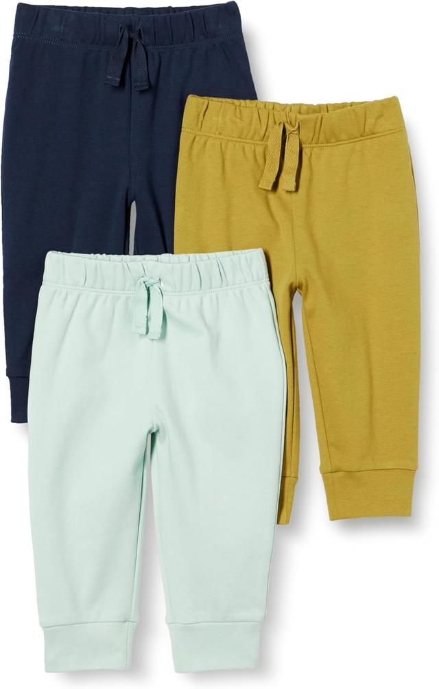 Product image of Amazon Essentials Unisex Toddlers and Babies' Cotton Pull-On Pants, Multipacks