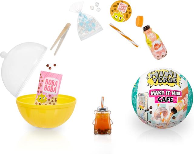 Product image of MGA's Miniverse Make It Mini Cafe Series 4, Mini Collectibles - Blind Pack, DIY, Resin Play, Replica Food, NOT Edible, Collectors, 8+