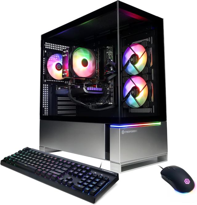 Product image of CyberPowerPC Gamer Master Gaming PC, AMD Ryzen 7 8700F 4.1GHz, GeForce RTX 4060 Ti 8GB, 16GB DDR5, 1TB PCIe Gen4 SSD, WiFi Ready & Windows 11 Home (GMA2900A)