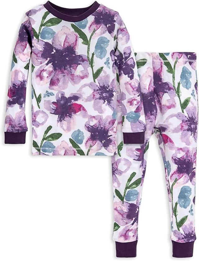 Product image of Burt's Bees Baby Baby Girls' Pajamas, Tee and Pant 2-Piece Pj Set, 100% Organic Cotton