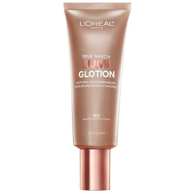 Product image of L'Oreal Paris Makeup True Match Lumi Glotion, Natural Glow Enhancer, Illuminator Highlighter, Bronzing Drops For a Sun-Kissed Glow, 903 Medium