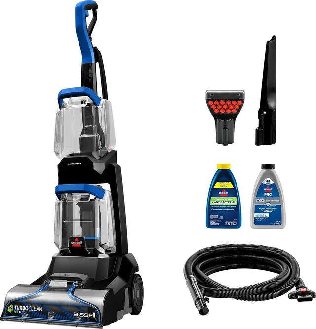 Product image of BISSELL TurboClean Pet XL Upright Carpet Cleaner, Upholstery Tough Stain Tool & Formula included, 3746