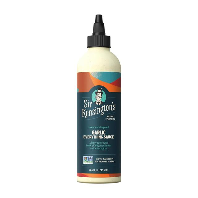 Product image of Sir Kensington's Everything Sauce Garlic Dressing Dip and Drizzle Keto Diet & Paleo Diet Certified Dairy Free Gluten Free Non- GMO Project Verified Shelf-Stable 8.3 oz
