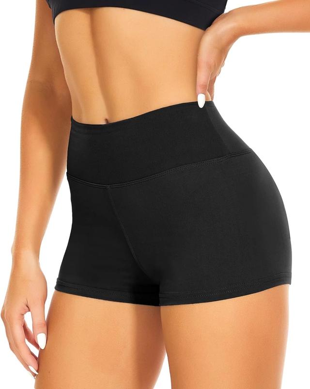 Product image of CAMPSNAIL Workout Biker Shorts Women - 3"/5"/8" High Waisted Tummy Control Spandex Booty Volleyball Shorts for Yoga Dance