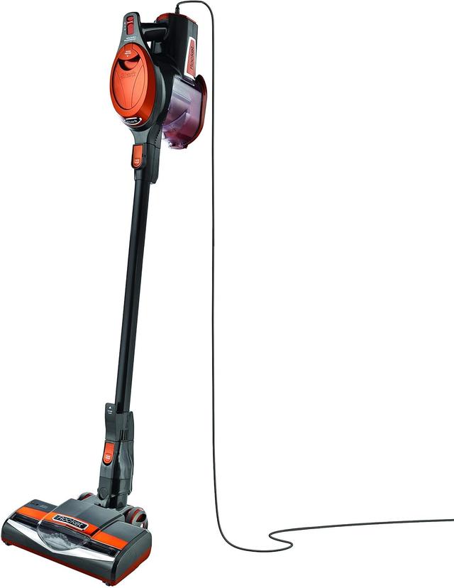 Product image of Shark Rocket Ultra-Light Corded Bagless Vacuum for Carpet and Hard Floor Cleaning with Swivel Steering (HV301), Gray/Orange