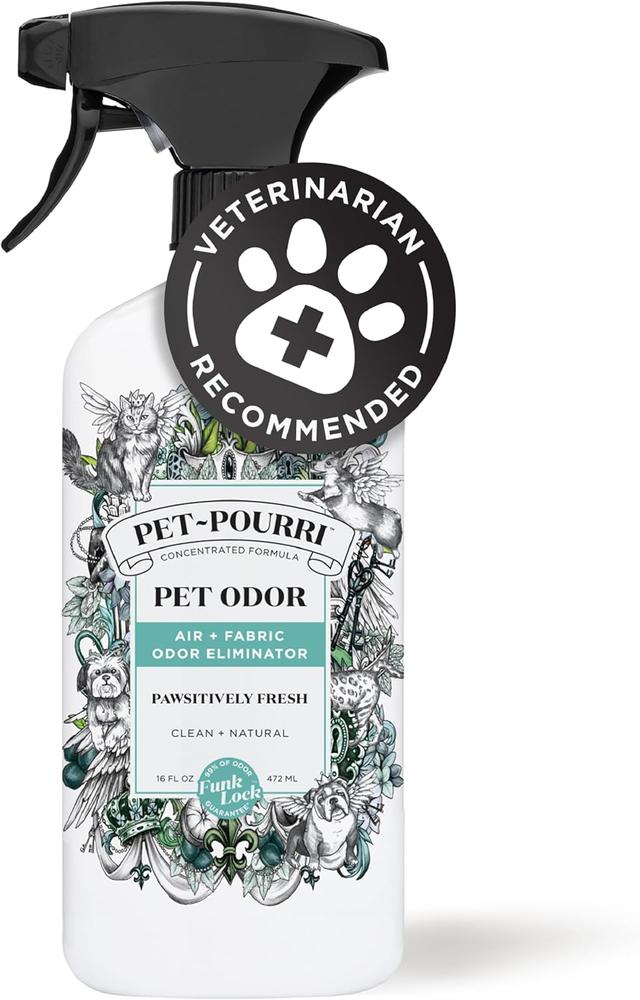 Product image of Poo-Pourri Pawsitively Fresh 16oz Pet & Home Deodorizer Spray – Dog & Cat Odor Remover – Plant Based Ingredients – Vet Recommended – Great for Air, Carpet, Fabric, Litter Box, & Urine Pet Odors