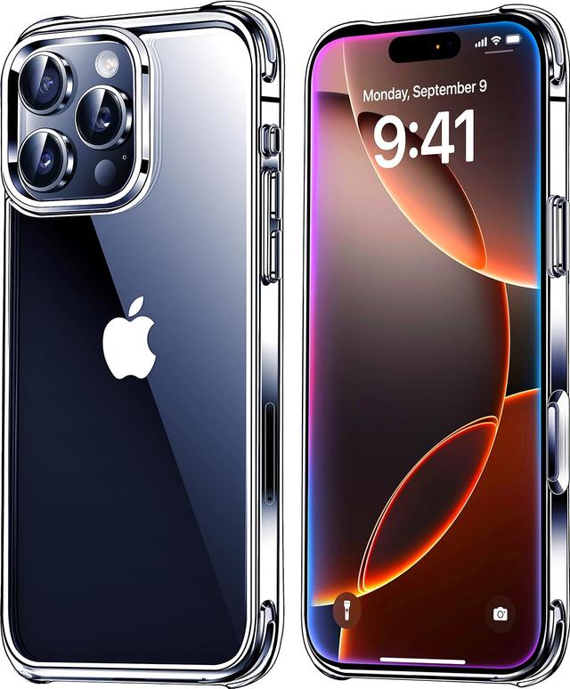 Product image of Mkeke for iPhone 16 Pro Max Case Clear [Not-Yellowing] [Military-Grade Drop Protection] Shockproof Protective Clear iPhone 16 Pro Max Case Phone Bumper case for Apple 6.9 inch 2024