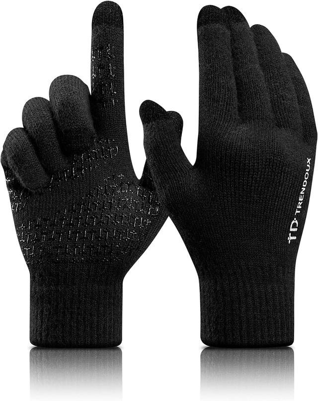 Product image of TRENDOUX Winter Gloves For Men Women, Cold Weather Warm Touchscreen Glove Unisex, Non-slip, Elastic Cuff, Knit Stretchy