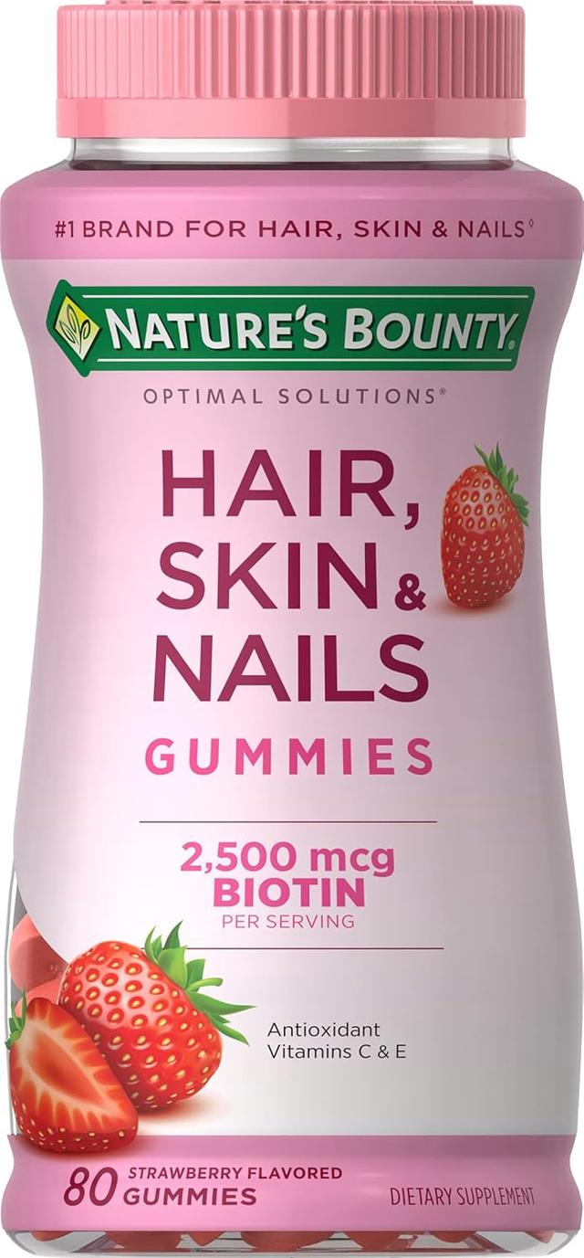 Product image of Nature's Bounty Optimal Solutions Gummies, Strawberry, 80 Count
