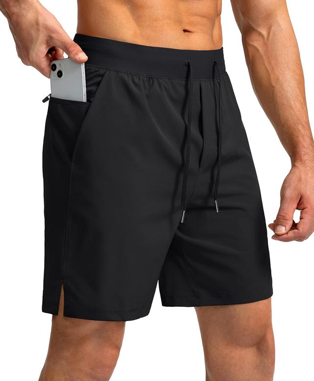 Product image of Men's Running Shorts with Zipper Pockets 7"/ 5" / 9" Lightweight Quick Dry Basketball Gym Workout Athletic Shorts for Men