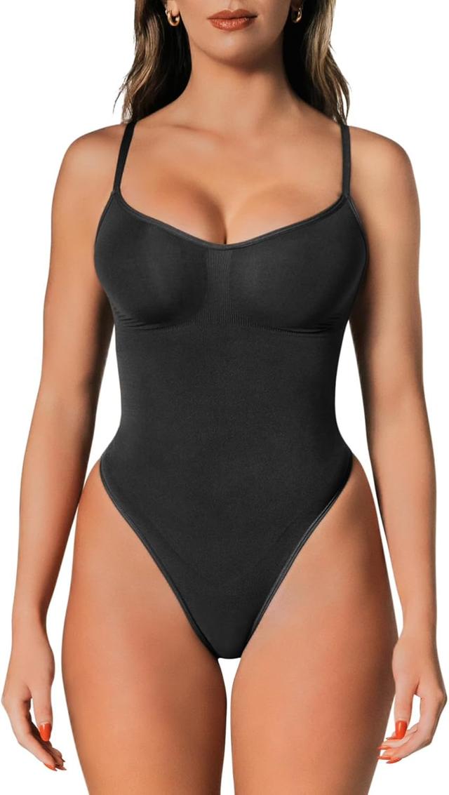 Product image of Shapewear Tummy Control Bodysuit Thong or Brief: Sculpting Shaper Tank Top Bodysuits & Snatched Waist Body Suit
