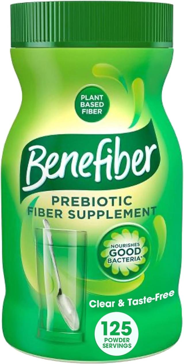 Product image of Benefiber Daily Prebiotic Fiber Supplement Powder for Digestive Health, Unflavored - 125 Servings (17.6 Ounces)