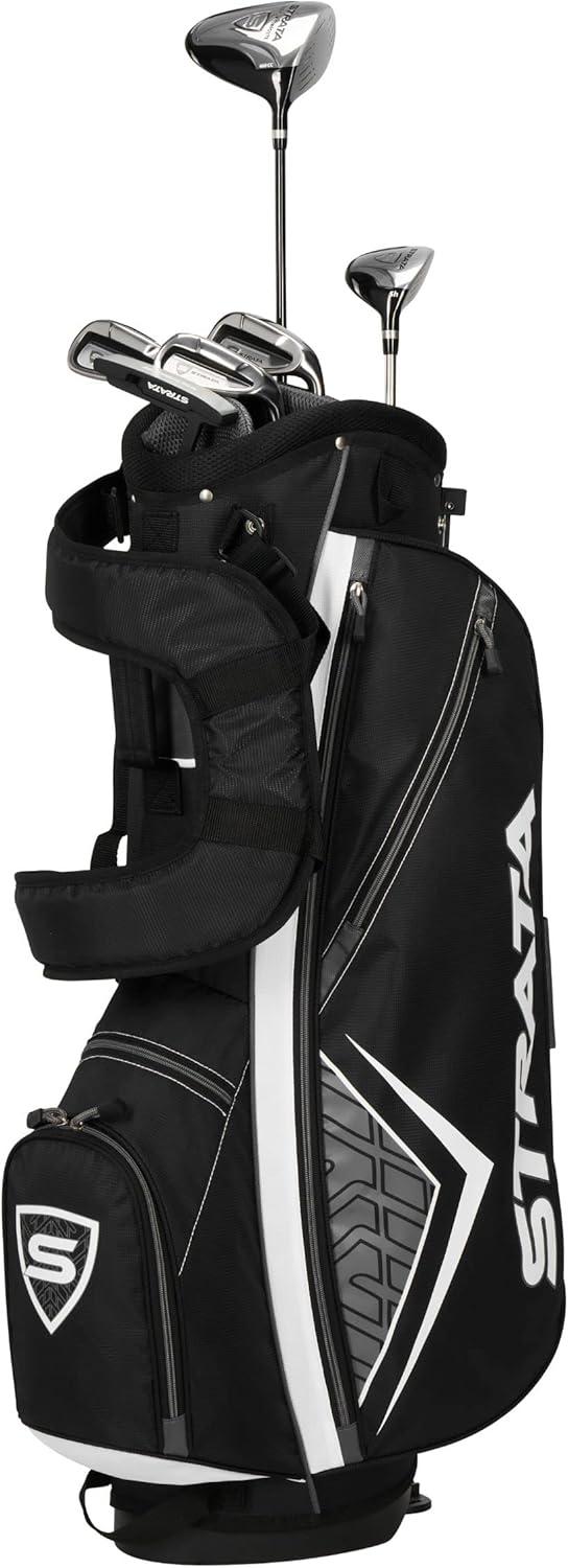 Product image of Callaway Golf Men's Strata Intro Complete 9 Piece Set (Regular Flex, Right Hand, Steel), Gray