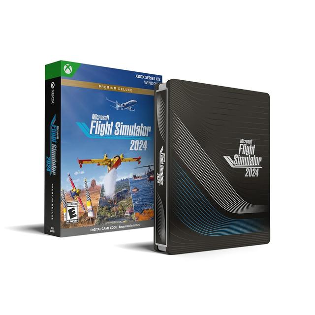 Product image of Microsoft Flight Simulator 2024 – Premium Deluxe SteelBook® Edition – Play on Xbox Series X|S and Windows PC [Digital Code]