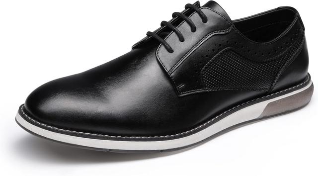 Product image of Bruno Marc Men's Plain Toe Oxford Shoes Business Formal Derby Dress Sneakers Crossflex GentEdge