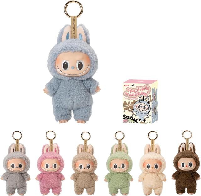 Product image of POP MART The Monsters - Tasty Macarons Vinyl Face Blind Box, Random Design Action Figures Collectible Toys Home Decorations, Single Box