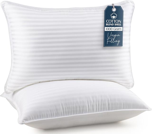 Product image of Utopia Bedding Bed Pillows for Sleeping Queen Size (White), Set of 2, Cooling Hotel Quality, for Back, Stomach or Side Sleepers